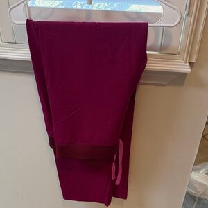 Figs Magenta Livingston scrub pants medium tall MT